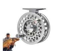 Moulinet de Mouche en Aluminium, Bobine d'eau salée, Moulinet en d'aluminium pour étangs de ruisseaux, Lacs d'eau Douce, Cannes de r avec