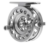 Moulinet de Pêche 1: 1, Capacité 0,25mm 100m, Alliage D’Aluminium | Main Droite, Deux , Bobine Réversible, Clic à L’enroulement, pour Pêche Glace et Radeau