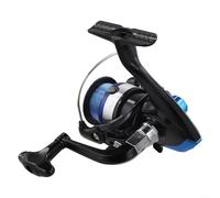 Moulinet de pêche 10007000 en métal avec rapport de vitesse de 5 à 51, bras à bascule pliable, engrenage en alliage de zinc pour plus de résistance, poignée convertible entre gauches/droitières