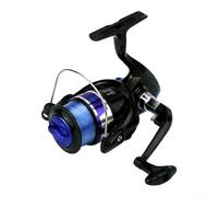 Moulinet de pêche 10007000 en métal avec rapport de vitesse de 5 à 51, bras à bascule pliable, engrenage en alliage de zinc pour plus de résistance, poignée convertible entre gauches/droitières