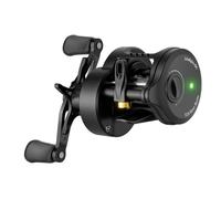Moulinet de pêche à frein magnétique électronique Precisions Moulinet de pêche professionnel à gauche ou à droite avec poignée ergonomique Baitcasting antirouille avec roulement lisse et alarme de un