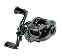 Moulinet de pêche à la baitcasting, système de freinage magnétique pour la pêche en Eau salée et en Eau Douce, Moulinet de pêche avec roulements à Billes en Acier Inoxydable 18 + 1BB, Disponible en