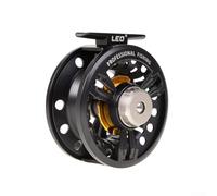 Moulinet de pêche à la mouche en alliage de 75 mm, bobine d'aluminium moulé sous pression, 1,7 kg, poids léger, 139 g, main gauche et droite, convertible pour pêche à la truite en eau douce (FB75)