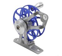 Moulinet de pêche à la mouche en céramique 2 + 1 BB Aluminium | Corps entièrement en aluminium, 2 + 1 roulements, bobine de 50 mm, finition bleue, action de moulage fluide