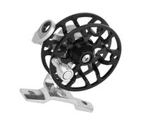 Moulinet de pêche à la mouche, roue en alliage d'aluminium léger, grand arbre, roue de pêche en eau douce, outil durable pour adultes, équipement de plein air, facile à utiliser, 6,7 x 6,1 x 1,3 cm