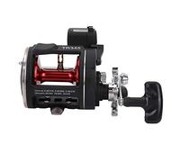 Moulinet de pêche à la traîne en Eau salée SustVita avec Corps renforcé pour Une Utilisation Intensive, Un Moulinet de pêche à la traîne en mer avec Un Compteur de Ligne de