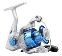 Moulinet de pêche avec rapport de vitesse précis 5.2:1 et mécanisme à ressort amélioré pour une traînée stable, conçu pour une utilisation en eau salée et eau douce avec bouche oblique sans
