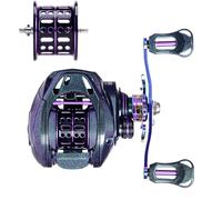 Moulinet de pêche Baitcaster, moulinet de pêche, moulinet à haute vitesse, rapport d'engrenage 7,6:1, fournitures de pêche, accessoires de pêche