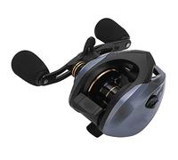 Moulinet de pêche Baitcasting DW200 Professionnel à Grande Vitesse en métal avec Double système de freinage 18 + 1BB Rapport de Vitesse 7.2: 1 pour Les pêcheurs d'eau Douce et (Main Gauche)