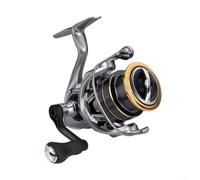 Moulinet de pêche compact de 158 g avec rapport de vitesse 5.2:1 conçu pour la précision et l'efficacité dans la pêche légère (2500S)