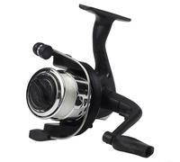 Moulinet de pêche compact KF200 Performance lisse avec roulement 1BB et rapport de vitesse 5 2 1, ne pèse que 140 g pour un transport facile (C-argent)