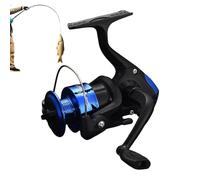 Moulinet de pêche compact Mini Baitcasting Spincast Ligne de pêche | Moulinet de pêche pour la pêche en toutes saisons sur la truite, la perche, le crappie, le poisson et la pêche au