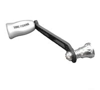 Moulinet de pêche Daiwa en carbone à poignée unique avec double roulement léger pour Fuego Salamandura (argent)