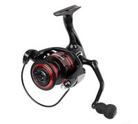 Moulinet de pêche DAIWA - En métal - Avec force de freinage de 39,5 lbs - Design étanche - Roulement à billes 10 + 1 - Fil tressé prêt à l'emploi - Pour la pêche en eau douce et en eau salée - Noir