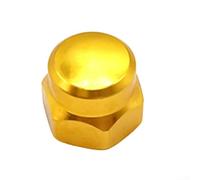 Moulinet de pêche de rechange M8 avec écrou de broche - Moulinet de moulage à vis adapté pour DAIWA ABU pour HISTAR DMK en alliage d'aluminium (jaune droit)