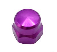 Moulinet de pêche de rechange M8 avec écrou de broche - Moulinet de moulage à vis adapté pour DAIWA ABU pour HISTAR DMK en alliage d'aluminium (violet gauche)