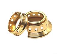 Moulinet de pêche décoratif pour anneau pour anneau en alliage d'aluminium usiné anodisé compatible avec Daiwa Tatula 22 70/80, Steez 16 SV/17 ATW/CTSV/pour A2/HLC//23 SSAIR, Alphas 20/21/22 Air (doré