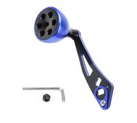 Moulinet de pêche en alliage d'aluminium avec poignée de moulinet de pêche à un seul bouton - Facile à utiliser