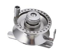 Moulinet de Pêche en Alliage d'Aluminium Complet, Léger 85g, Ratio 1:1, Bobine 49mm - Conception Compacte, Durable, Idéal pour Pêche sur Glace et en Plein Air