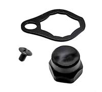 Moulinet de pêche en alliage d'aluminium - Poignée à bascule - Vis et plaque de pression - Kit de verrouillage compatible avec les moulinets Daiwa-Baitcasting et Abu-Garcia séries B3 P3 P4 X4 PRO B5