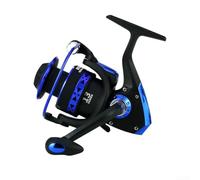 Moulinet de pêche en alliage métallique avec manivelle pliable, réglages multi-vitesses réglables pour diverses conditions, poignée ambidextre, construction robuste pour une pêche fiable (BK2000)