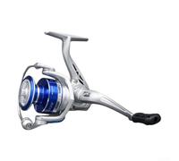 Moulinet de pêche en eau salée pour utilisation sur la plage | Bobine en alliage d'aluminium, support résistant à la casse, performance durable, design résistant