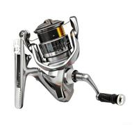Moulinet de pêche en métal avec barre d'équilibre 47 mm | Design léger de 9,6 g, finition argentée, comprend 2 joints toriques, s'adapte aux moulinets, construction