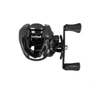 Moulinet de pêche en métal avec système de freinage de 10 kg, cadre entièrement en métal et plaques latérales, roulements à billes lisses pour les lancers longs et réduction du jeu (conduite à gauche)