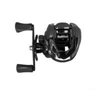 Moulinet de pêche en métal avec système de freinage de 10 kg, cadre entièrement en métal et plaques latérales, roulements à billes lisses pour les lancers longs et réduction du jeu (conduite à droite)