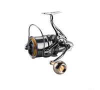 Moulinet de pêche en métal robuste de taille 8000-14000, corps et bobine entièrement en aluminium avec 6+1 roulements en acier inoxydable pour le surfcasting en mer jusqu'à 20 kg de frein maximal