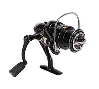 Moulinet de pêche en métal SustVita avec Grand chanfrein, Rapport de Vitesse 5.2:1, roulements 13+1 et culbuteur Interchangeable pour la pêche en Eau salée et en Eau Douce (COCO2500)