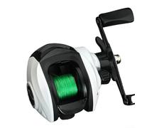 Moulinet de pêche haute vitesse avec rapport de vitesse 7, 2, 1, avec frein magnétique, conçu pour une utilisation en extérieur, offrant plusieurs options de bobine pour divers besoins de pêche (rouge