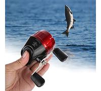 Moulinet de Pêche Léger et Portable Spincast et Lance-Pierre, Culbuteur en Métal, Moulinet de Fléchettes de Tir en Plein Air - Idéal pour Les Débutants et Les Amateurs de Pêche -