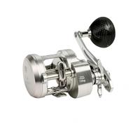 Moulinet de Pêche Moulinet Baitcasting Ronde Corps Rigide Argenté Frein Progressif 15 Kg Rapport Rapide 73 1 Gestion de Ligne Stable Adapté à Sandre, Style to 1