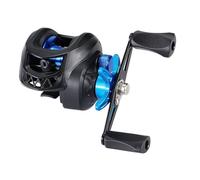 Moulinet de Pêche Moulinet de pêche Professionnel Ultra léger, Rapport Vitesse 7.2.1, for Carpe, Frein à Friction d'une Puissance maximale 8kg(Blue,Right Hand)