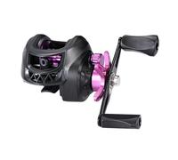 Moulinet de Pêche Moulinet de pêche Professionnel Ultra léger, Rapport Vitesse 7.2.1, for Carpe, Frein à Friction d'une Puissance maximale 8kg(Purple,Right Hand)