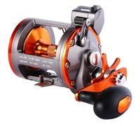 Moulinet De Pêche Moulinet Pêche pour Mérou Bar Mer 4.1:1/6 + 1BB Traînée Max 30Kg Traîne Vent Niveau Conventionnel Moulinet Casting(4000,Right Hand)