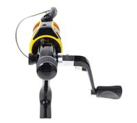 Moulinet de Pêche Portable à Lancer, Alliage de Zinc, Faible Résistance | Structure Technique Robuste, Anneau de Lancer Épais, Protège la Ligne, Finition Couleur Simple, Usage Professionnel