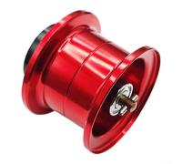 Moulinet de pêche pour 21 22 Alphas SV TW, accessoire de modification de bobine peu profonde compatible avec les moulinets Daiwa Alphas Baitcasting (matériau naturel rouge)