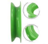 Moulinet de pêche pour ligne à main et ligne de lancer avec cuillère, enrouleur de ligne de cerf-volant en polypropylène léger sans pièces mobiles pour lancer (19 cm 001)