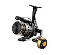 Moulinet de pêche robuste avec système de frein de 10 kg et bobine en aluminium résistant à l'abrasion pour la pêche en mer et en mer Noir (HE-6000)