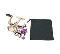 Moulinet de Pêche Spinning Reel 5.2:1, 5 + 1 Roulements, Gauche et Droit Interchangeables, Bobine en Métal Légère - Lisse et Résistant à l'eau de Mer, Confort Ergonomique
