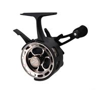 Moulinet de pêche sur glace avec frein magnétique pour système, rapport de vitesse 3.2:1, roulements à billes 3 + 1, levier de bobine de rechange bidirectionnel, design compact à profil bas (main