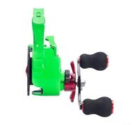 Moulinet de pêche sur glace d'hiver avec système de 13 aimants et 5 + 1 roulements à billes pour une descente lente magnétique et un contrôle précis du paiement, conçu pour une expérience de pêche