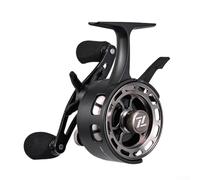 Moulinet de pêche sur glace en ligne avec système de goutte magnétique, roulement à billes 3 + 1, rapport de ratio 3.2:1, levier à roue libre bidirectionnelle, système de freinage pour poissons