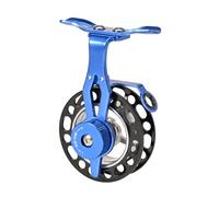 Moulinet de pêche sur glace, grand diamètre, bobine en aluminium, résistant à l'usure, pour homme, équipement aquatique, glace pour pêche à la ligne en eau
