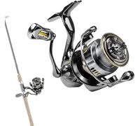Moulinet de pêche, type surf, construction en nylon durable, LA2500S