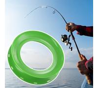 Moulinet de pêche vintage pour ligne à main et ligne de lancer, moulinet de style cuillère avec enrouleur de ligne de cerf-volant, fabriqué en matériau PP, léger et facile à utiliser (24 cm)