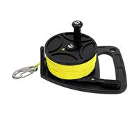 Moulinet de Plongée avec Bouchon de Pouce, Moulinet de Plongée sous-Marine avec Ligne Jaune Haute Visibilité de 270 Pieds, Moulinet de Plongée Polyvalent pour L'exploration de Grottes et(#2)