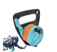 Moulinet de plongée avec butée de pouce - Kayak, pêche à la lance, cliquet robuste de 150 pieds pour les activités sous-marines
